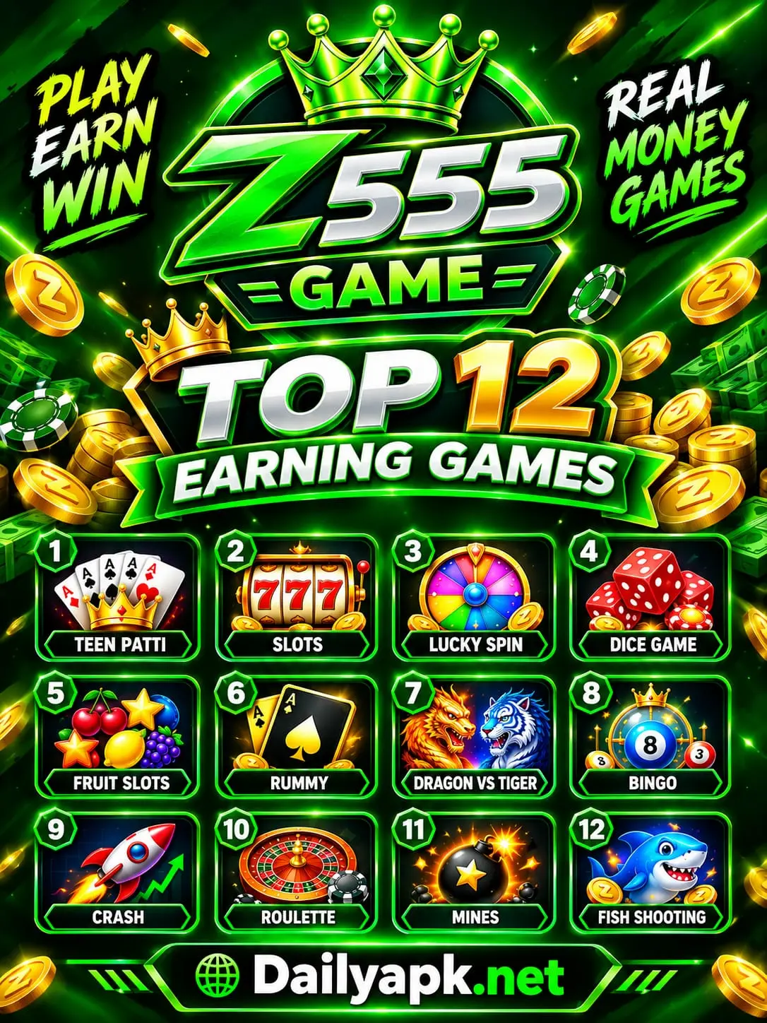 Z555 Game Poster